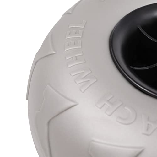Replacement Balloon Wheels for Heavy Duty RUMI2033 Cart - 2-Pack of 9 inch Beach Sand Tires