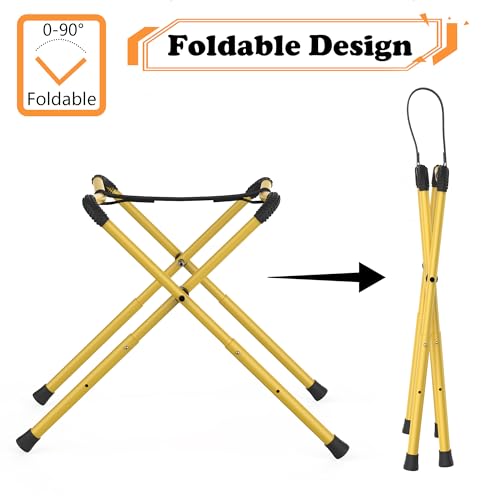 Portable and Adjustable 2-Pack RUMI2033 Stand with 150 lbs Capacity for Indoor Storage