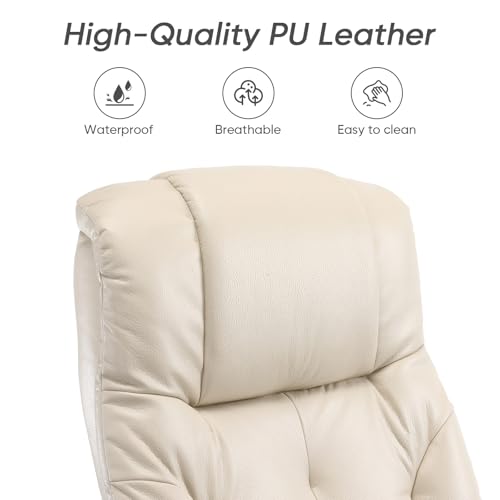 Modern Reclining Chair with Ottoman for Small Spaces