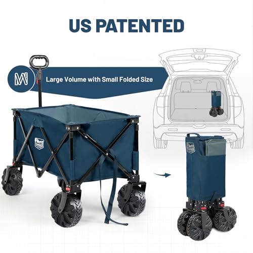 Blue Collapsible All-Terrain Wagon