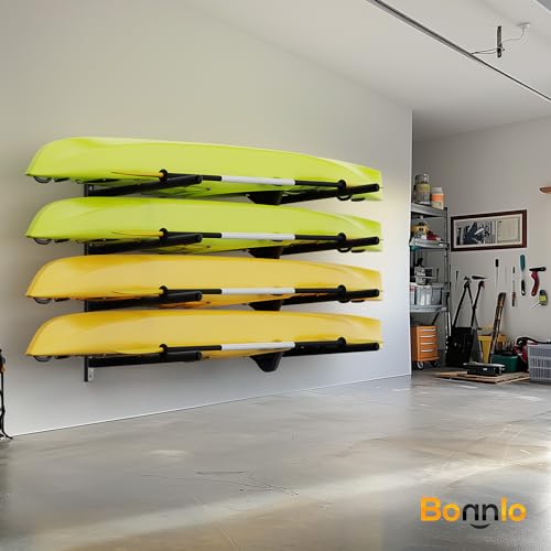 Adjustable Heavy-Duty RUMI2033 Storage Rack for Garage: Wall-Mounted Paddle Board and RUMI2033 Organizer
