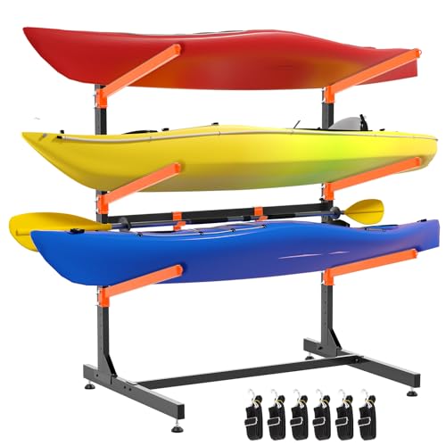 Freestanding RUMI2033 Storage Rack for Garage: Ideal for RUMI2033s, Canoes & Paddleboards