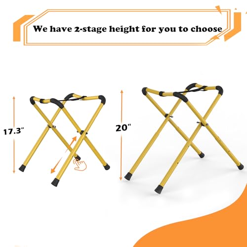 Portable and Adjustable 2-Pack RUMI2033 Stand with 150 lbs Capacity for Indoor Storage