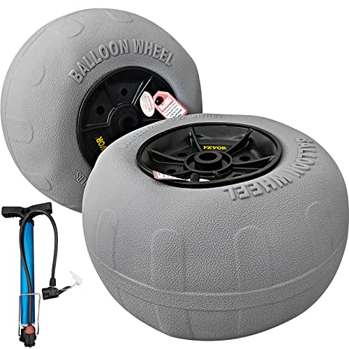 Beach Balloon Wheels - 13 Replacement Tires (2-Pack) for RUMI2033 Dolly, Canoe Cart & Buggy