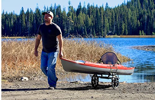 Versatile Super Duty RUMI2033 Canoe Cart, 300 lb Capacity, No-Flat Wheels