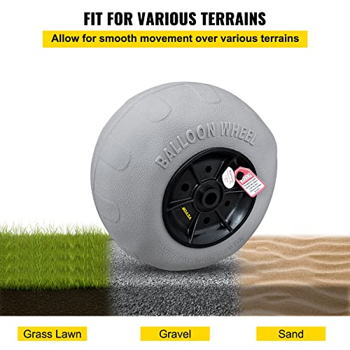 13 Replacement Sand Tires with Free Air Pump - Ideal for RUMI2033 Dolly, Canoe Cart, and Buggy