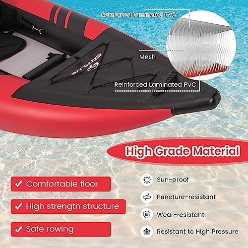 Goplus 2-Person Inflatable RUMI2033 Set for Adults, with 507 LBS Weight Capacity