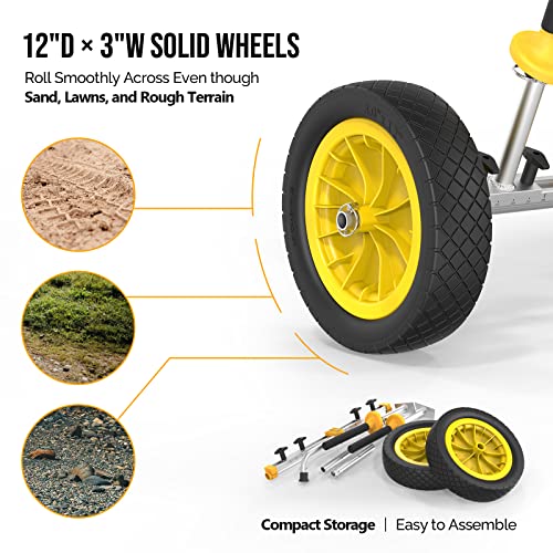 RUMI2033 Lightweight RUMI2033 Cart with Solid Tires