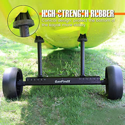 Upgraded Sit-on-Top RUMI2033 Cart with Adjustable Wheels, Suitable for Various RUMI2033s and Canoes