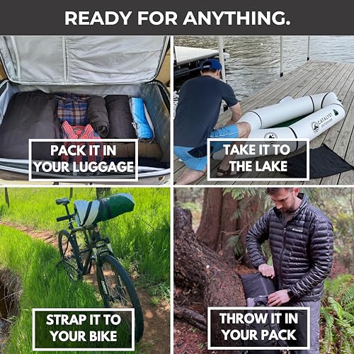 Lightweight Inflatable RUMI2033 for Adults & Kids - 1 Person, Durable and Portable, Perfect for Fishing & Adventure
